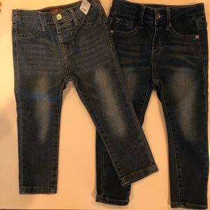 LOT of 2 designer baby girl jeans